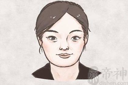 女人八字纹图片